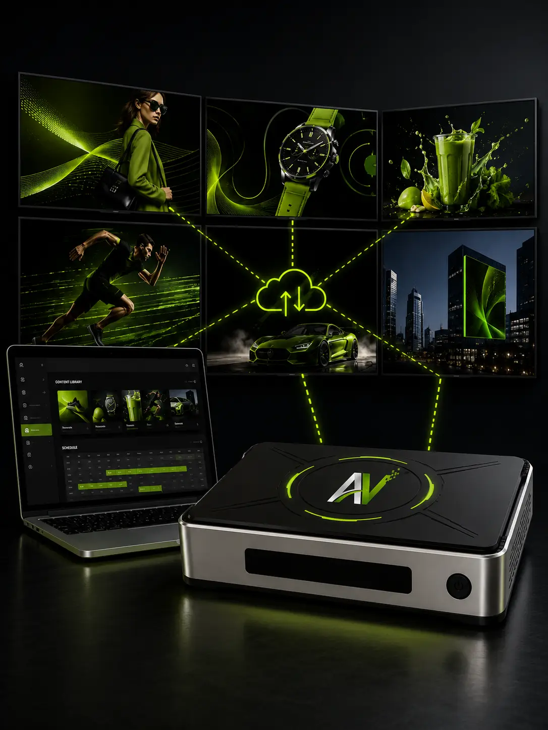Neon Network Media Control System