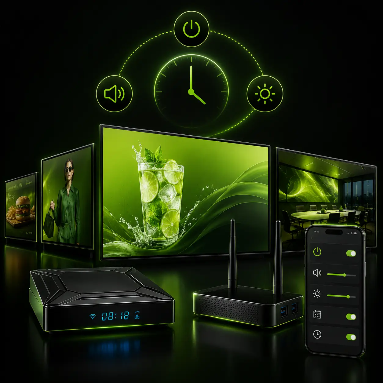 digital-signage-control-hub Digital Signage Control Hub