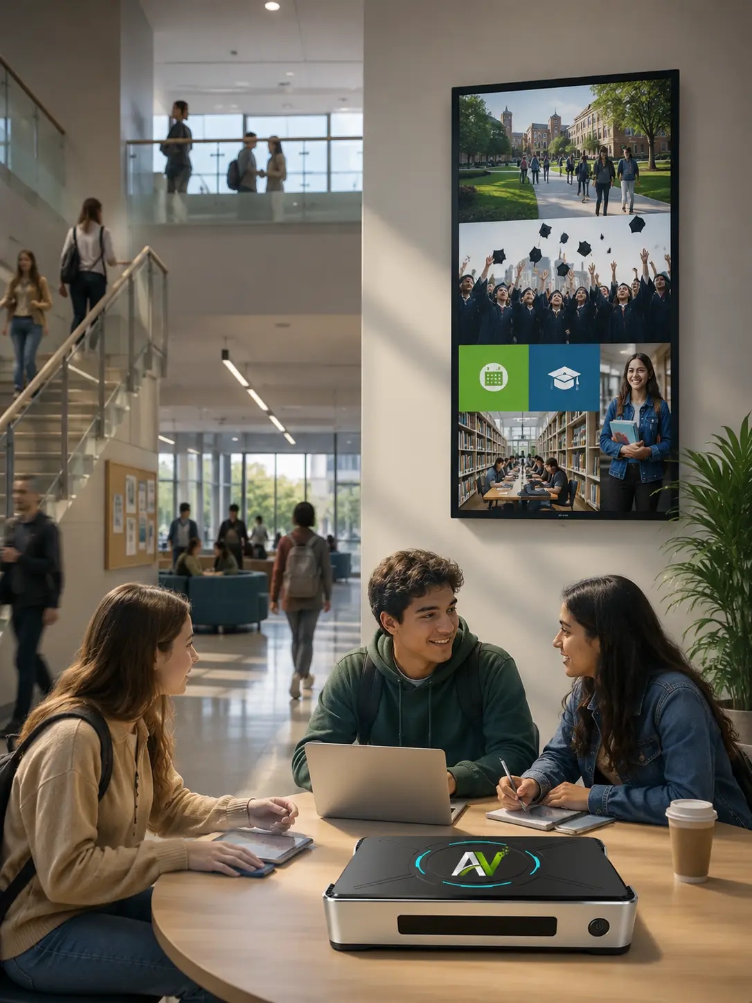 Use ApexVisionCA's Digital Signs to elevate your education experience