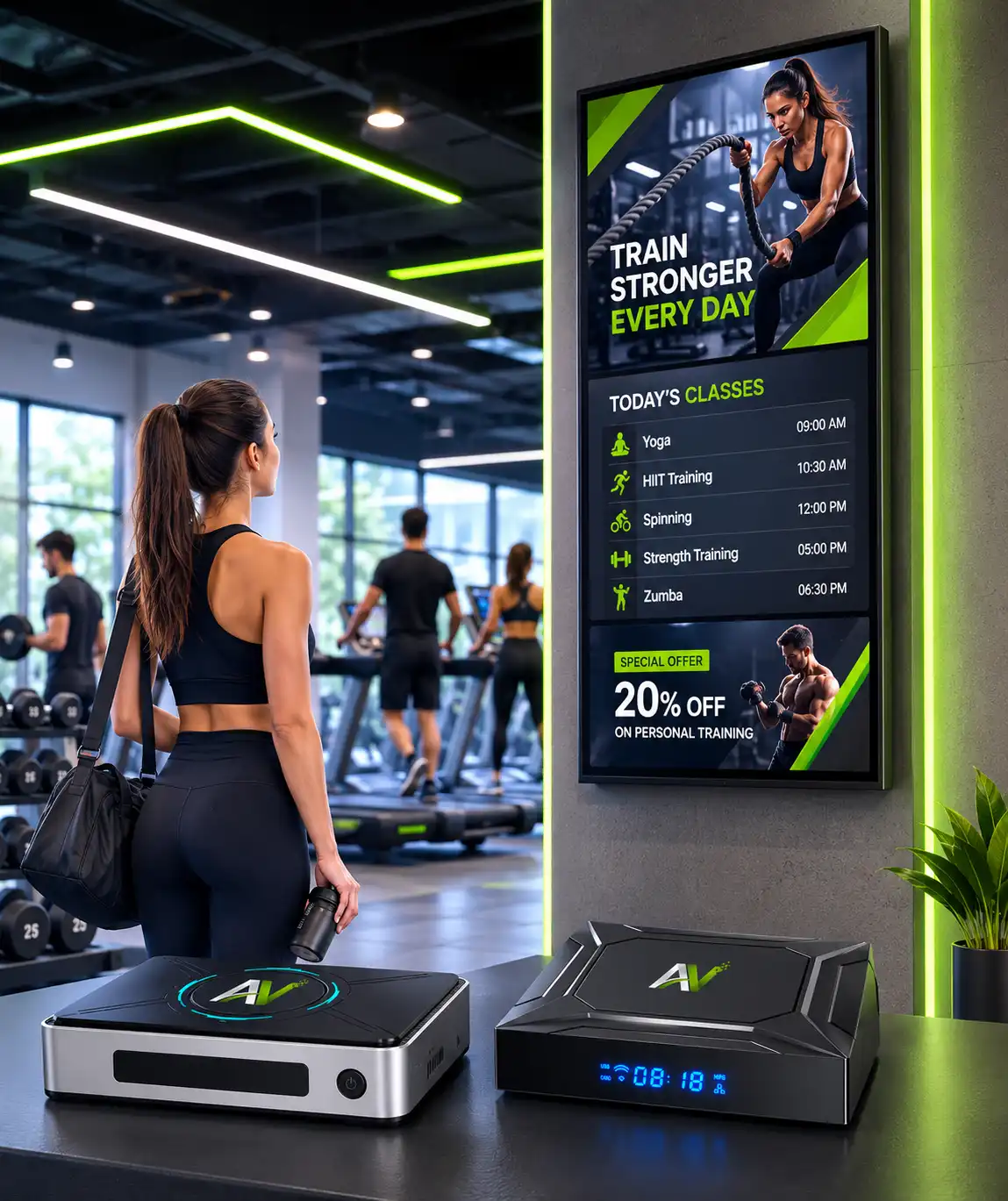 Experience Gym Fitness with ApexVisionCA Products.