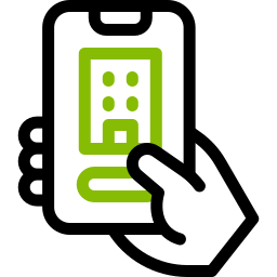 hand-holding-smartphone-smart-home remote control