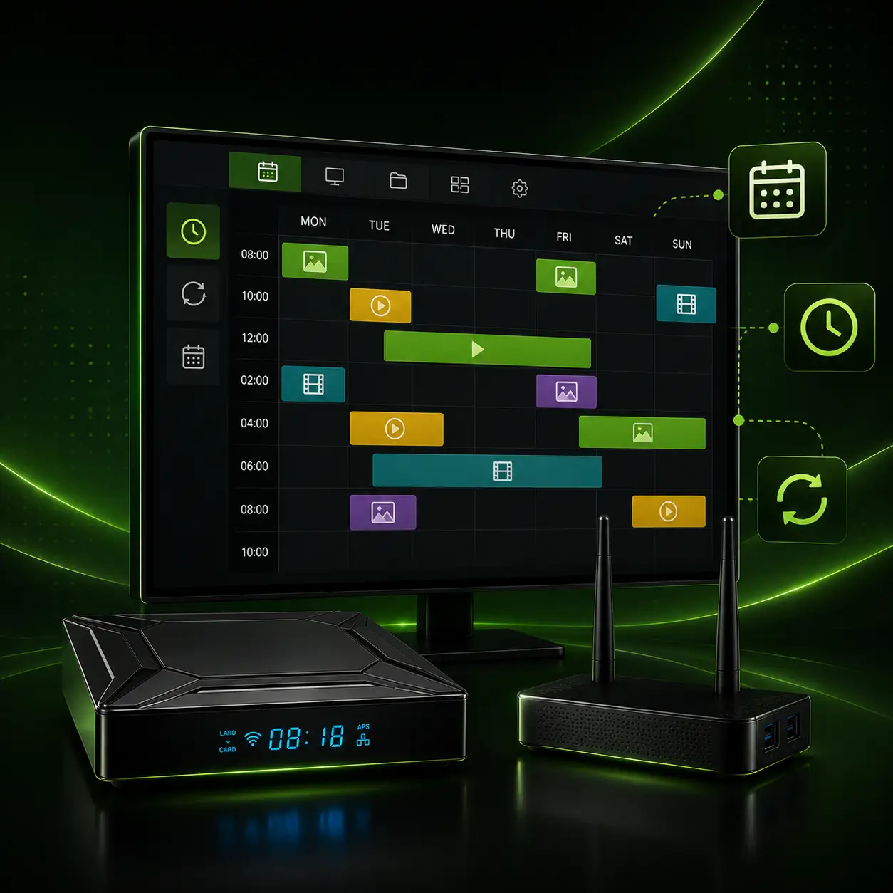 scheduling-automation-with-digital-signage Digital Signage Scheduler